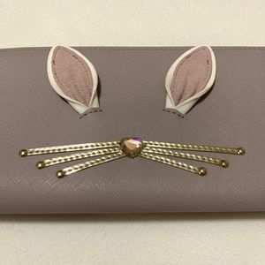 KATE SPADE Light Purple Rabbit Wallet